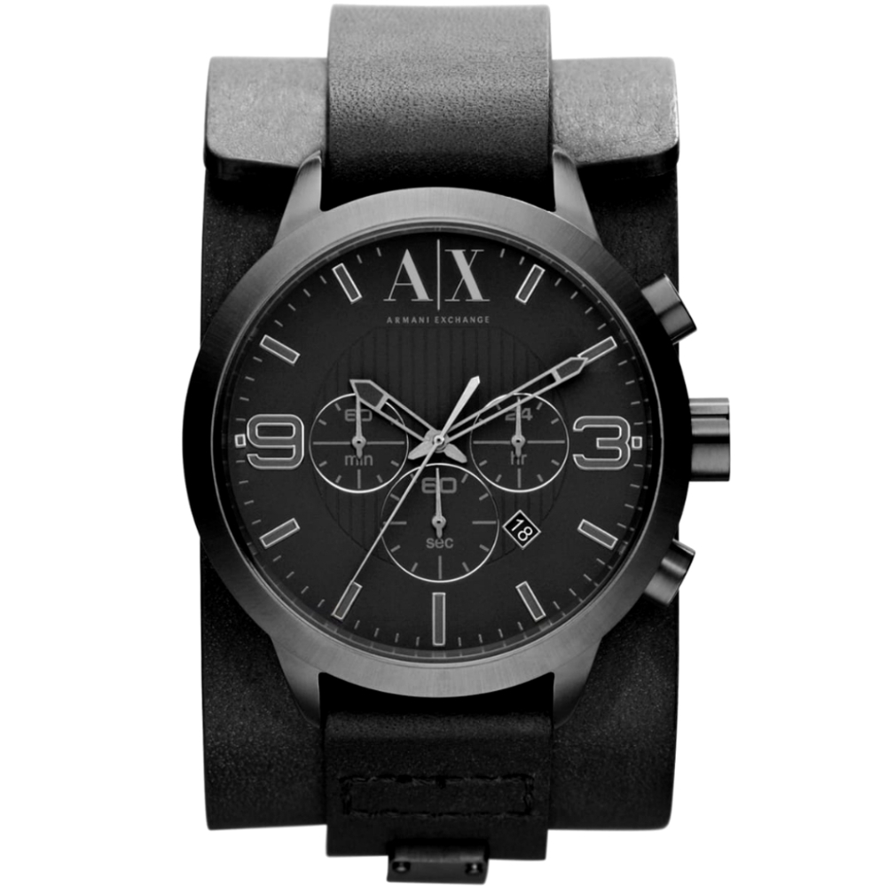 Armani Exchange Black Dial Chronograph Watch